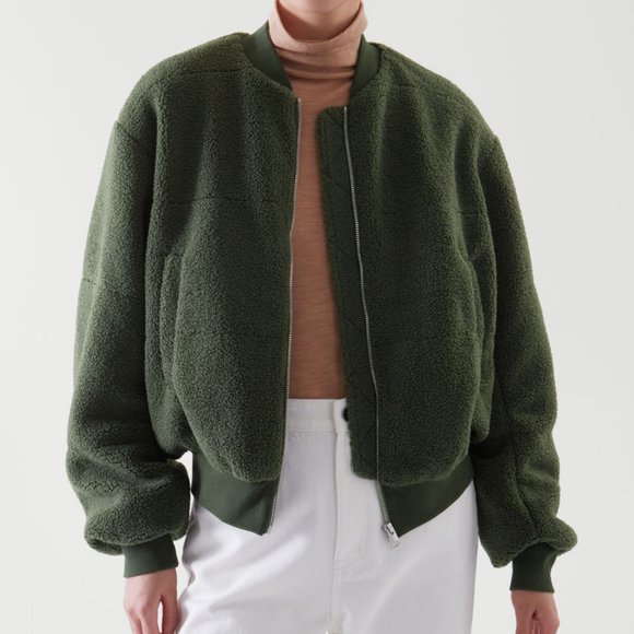 Teddy bomber jacket cos Clearance